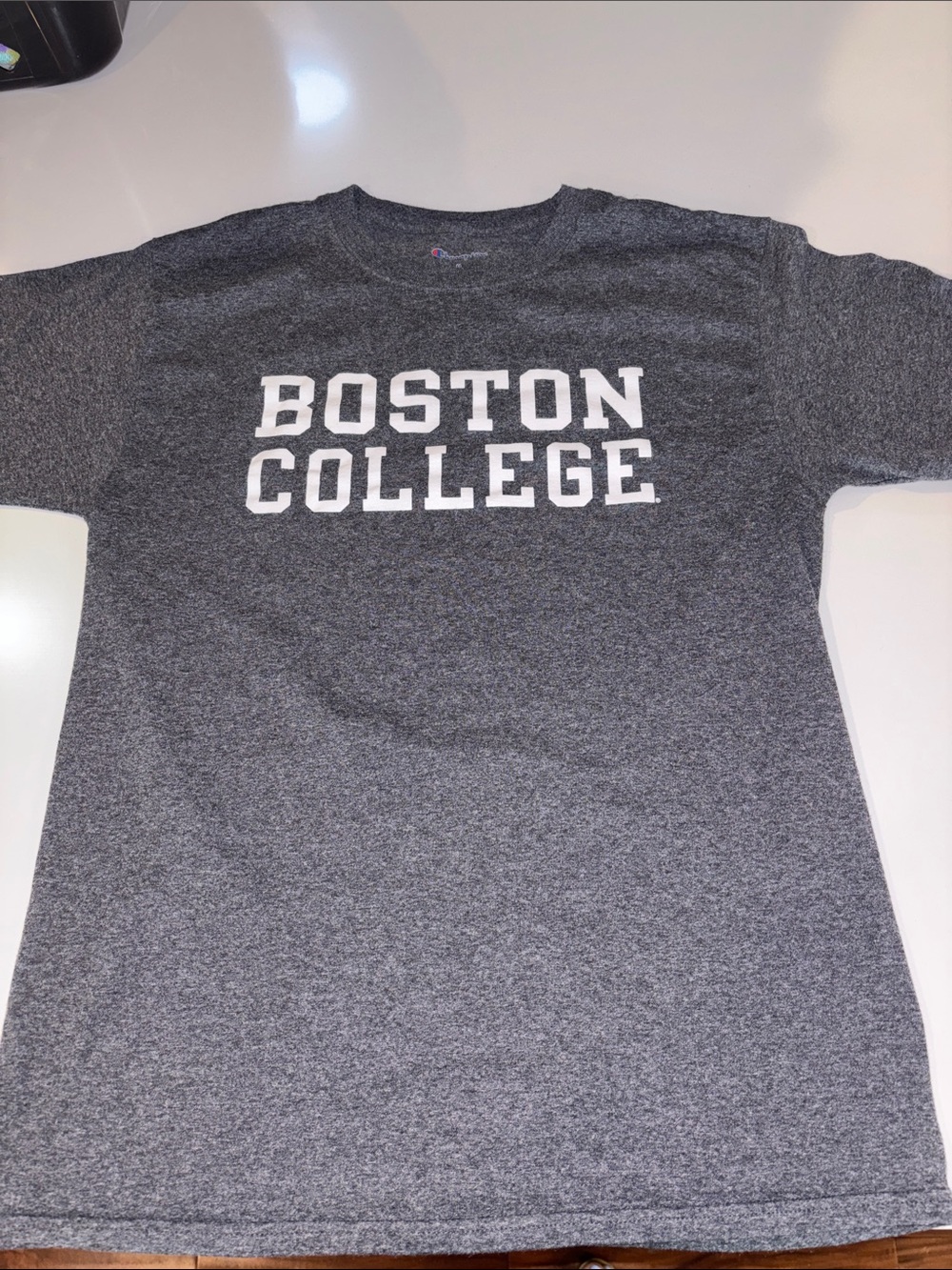 Champion Gray Boston College Short Sleeve Tee